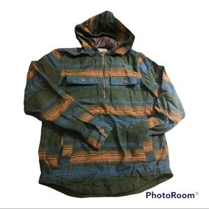 Men's Signature 1933 Chamois Cloth Shirt, Long-Sleeve Hooded Stripe